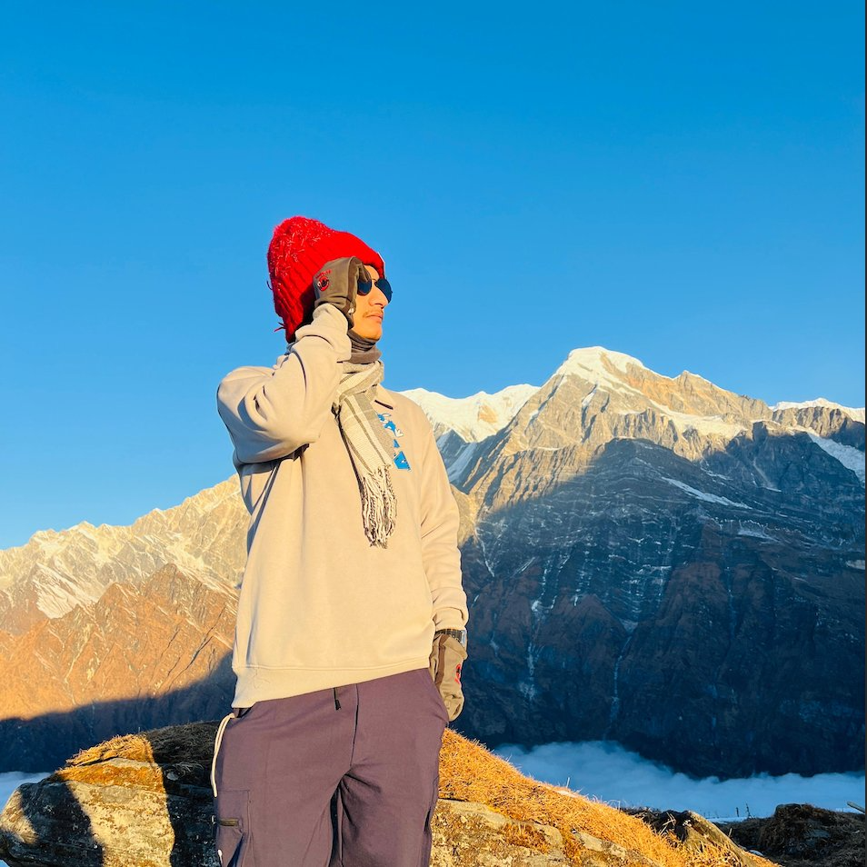 Suraj Adhikari in the Himalayas of Nepal